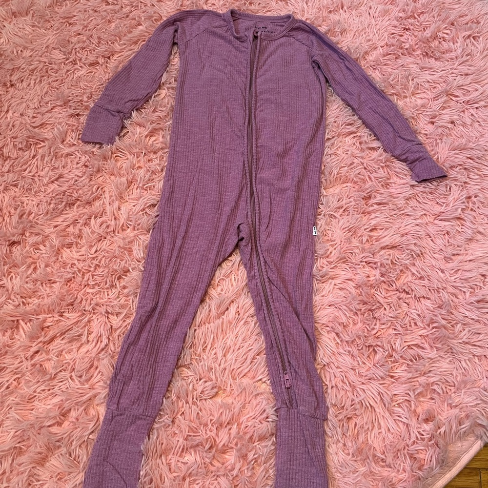 Little sleepies Heather purple zippy